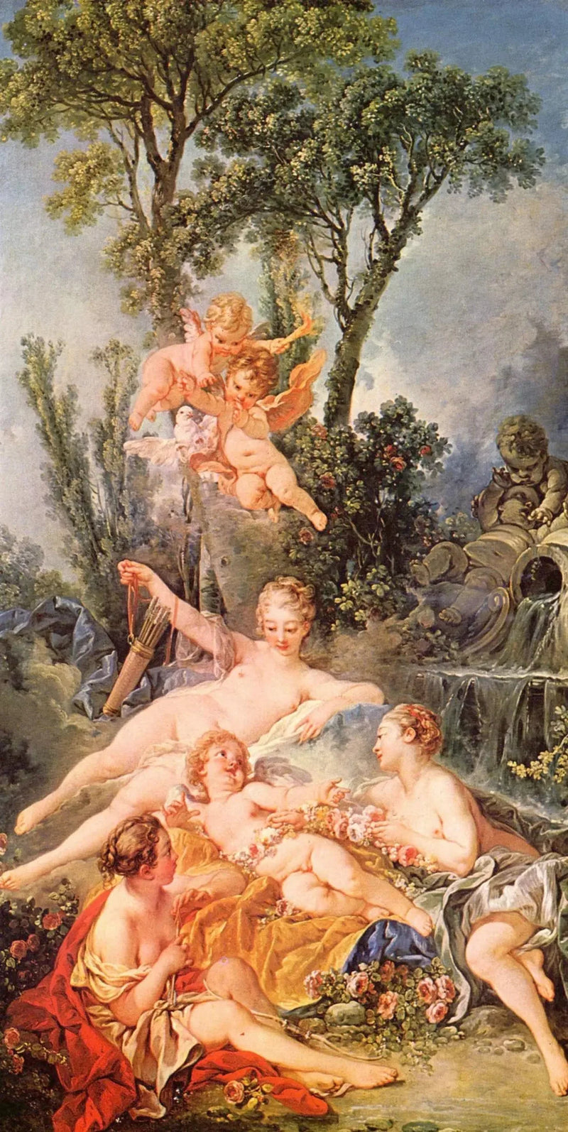 Cupidon fanget - François Boucher