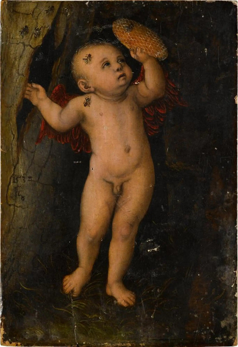 Kupid som en honningtyv - Lucas Cranach den eldre