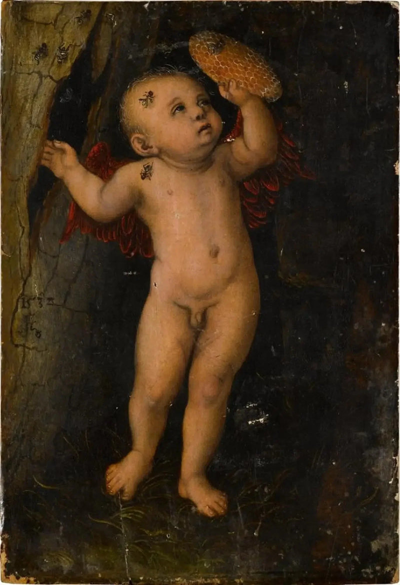 Kupid som en honningtyv - Lucas Cranach den eldre