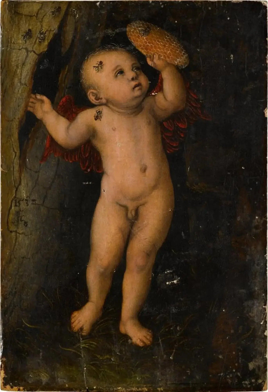 Kupid som en honningtyv - Lucas Cranach den eldre