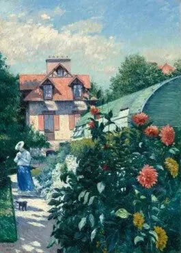 Daliaer, Hage i Petit Gennevilliers - Gustave Caillebotte