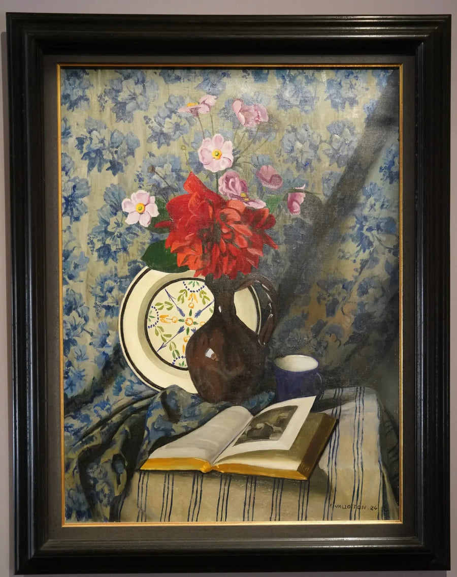 Røde Dahliaer og åpen bok - Félix Vallotton

Source:
Dahlias rouges et livre ouvert - Félix Vallotton