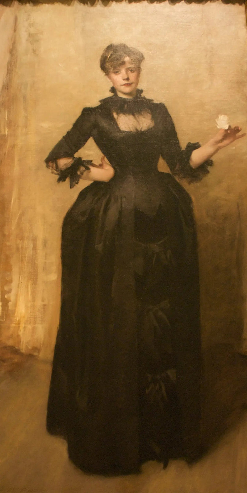 Dame med rosen (Charlotte Louise Burckhardt) - John Singer Sargent