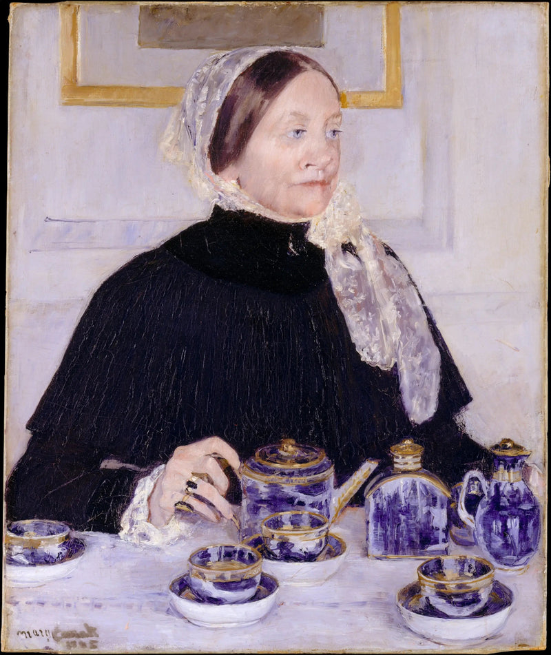 Kvinne ved sitt tebord - Mary Cassatt
