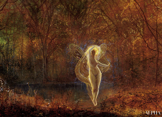 Dame Autumn a un visage triste - John atkinson grimshaw - Reproductions de tableaux et peintures haut de gamme