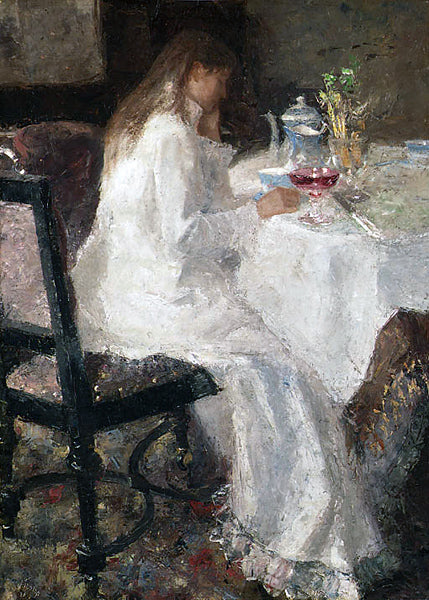 Dame i hvitt - Jan Toorop