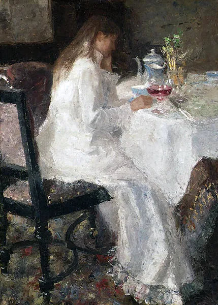 Dame i hvitt - Jan Toorop