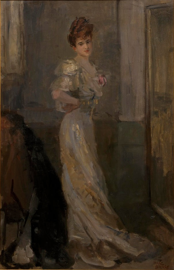 Dame le soir - Isaac Israëls image 1 copie de tableau peinte à la main