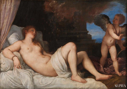 Danaé - Titien - Reproductions de tableaux et peintures haut de gamme