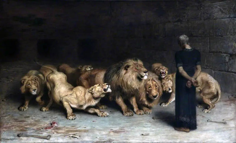 Daniel i løvehulen - Briton Rivière

Source:
Daniel dans la fosse aux lions - Briton Rivière