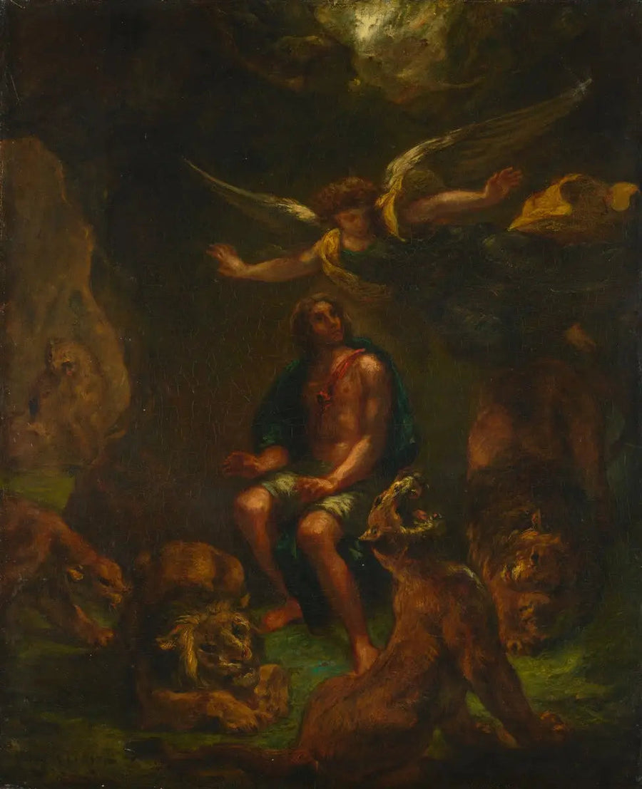 Daniel i løvehulen - Eugène Delacroix