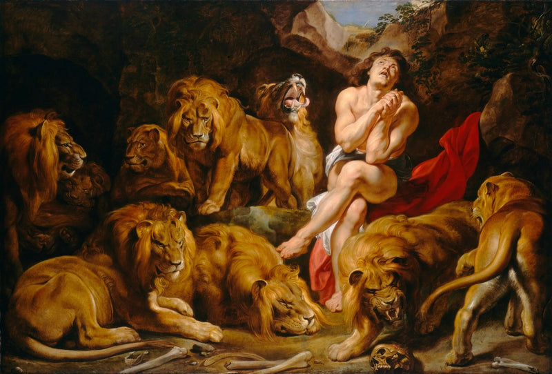 Daniel i løvehulen - Peter Paul Rubens