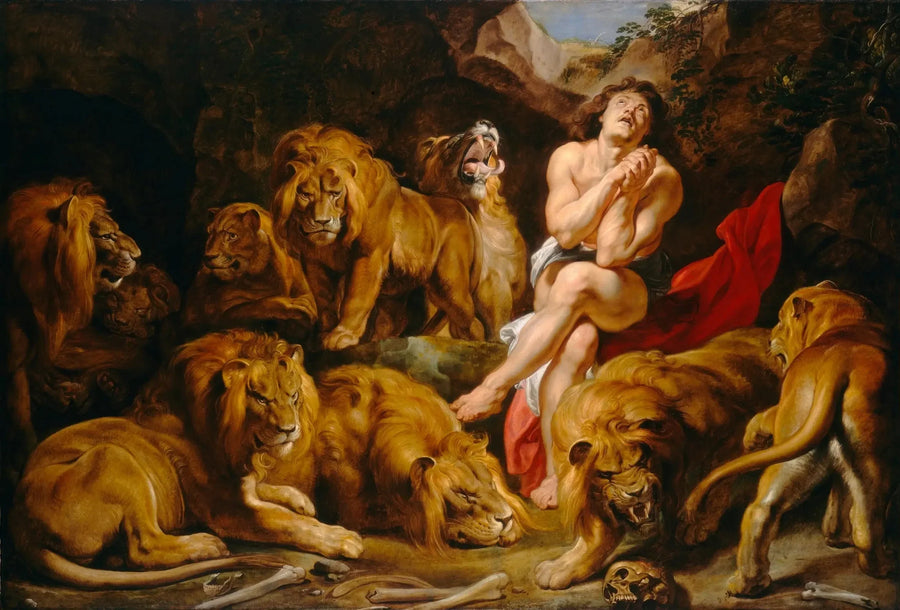 Daniel i løvehulen - Peter Paul Rubens