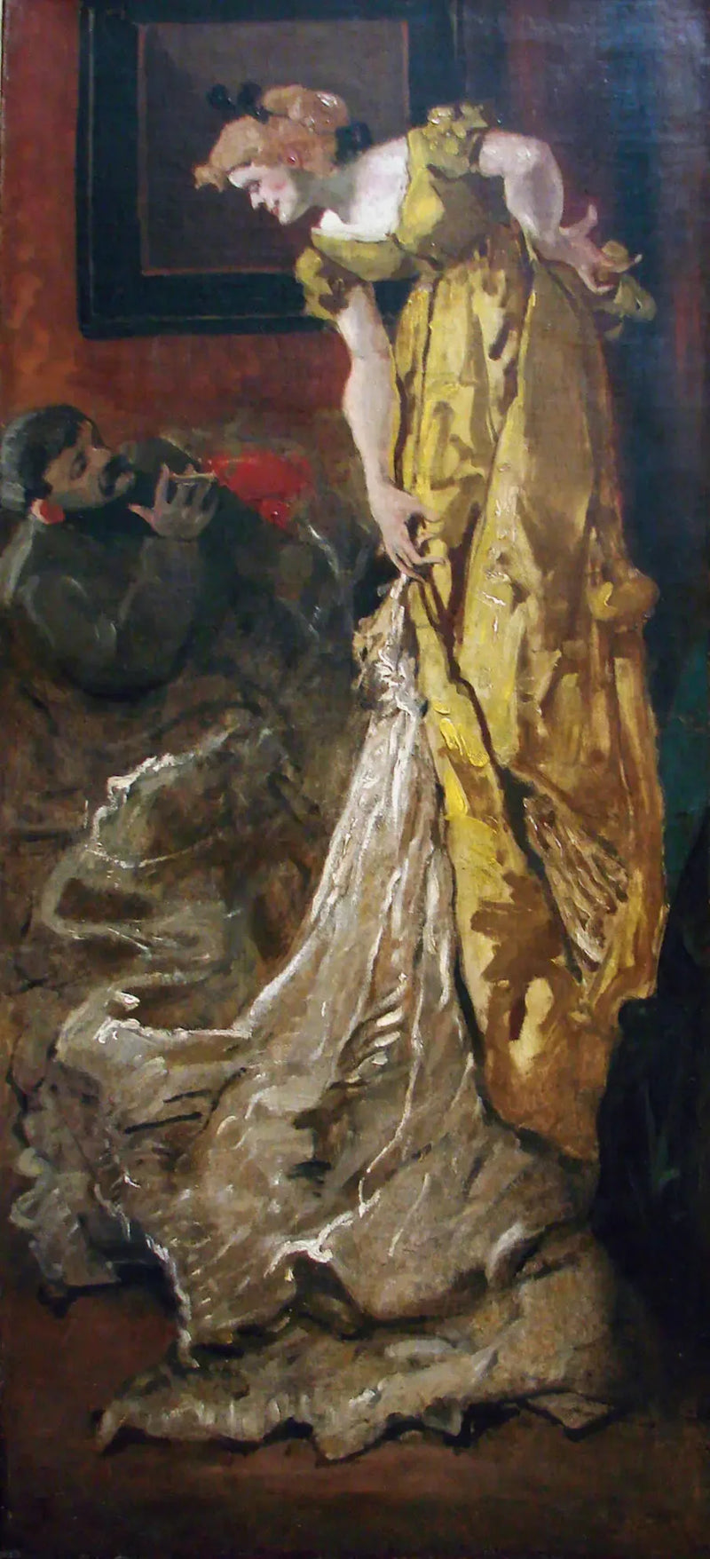 I atelieret poseringen av modellen (etter Atelier d'Alfred Stevens) - Henri de Toulouse-Lautrec