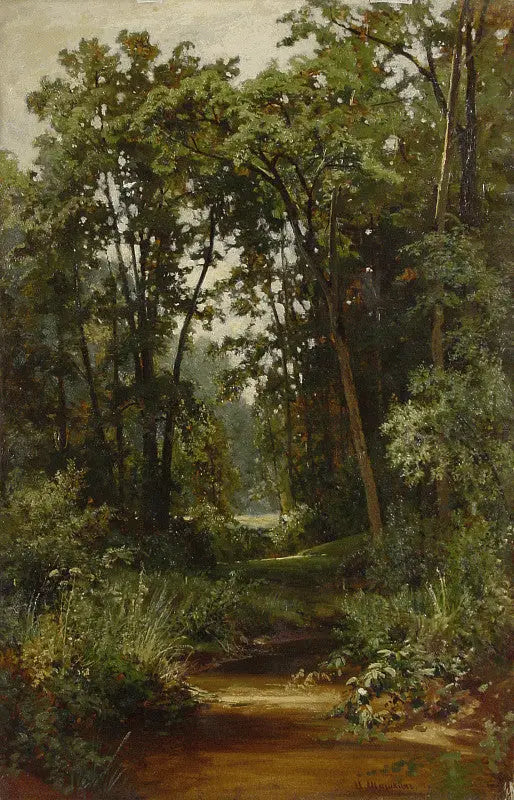 Dans la forêt - Ivan Chichkine image 1 tableau peint à l’huile sur toile