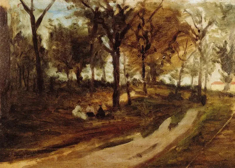 I skogen, Saint-Cloud - Paul Gauguin