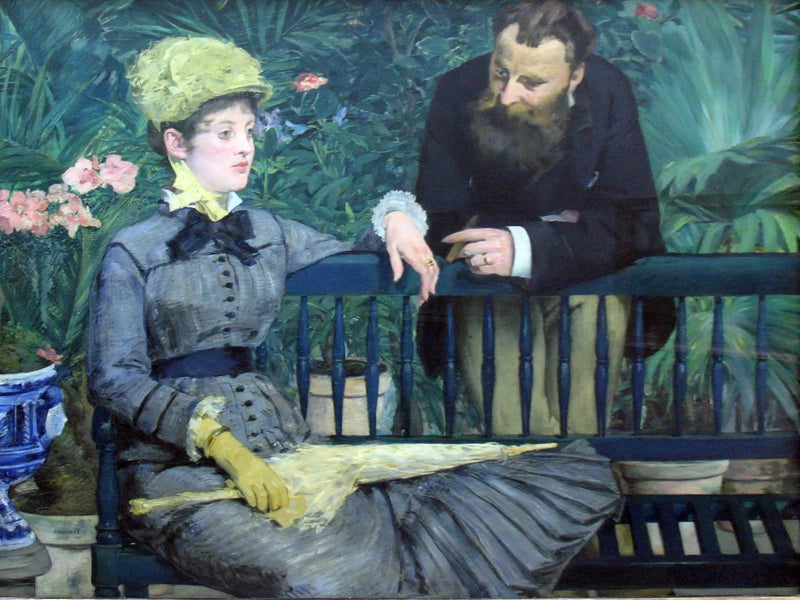 I drivhuset - Édouard Manet