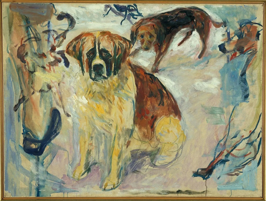 I hundegården - Edvard Munch
