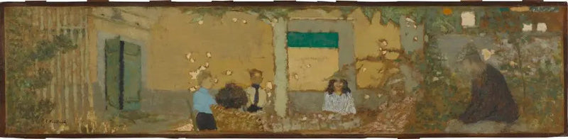 I hagen hos Vallotton - Édouard Vuillard