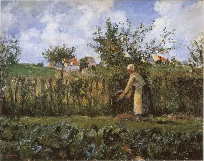 I kjøkkenhagen - Camille Pissarro
