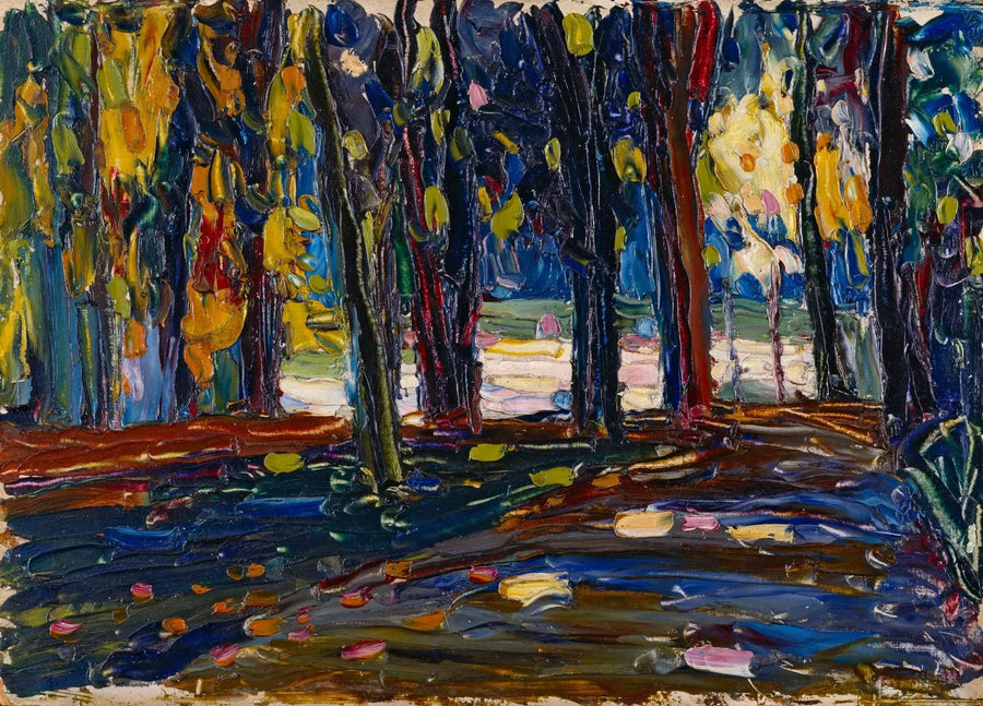 I Saint-Cloud-parken - Høst II - Vassily Kandinsky