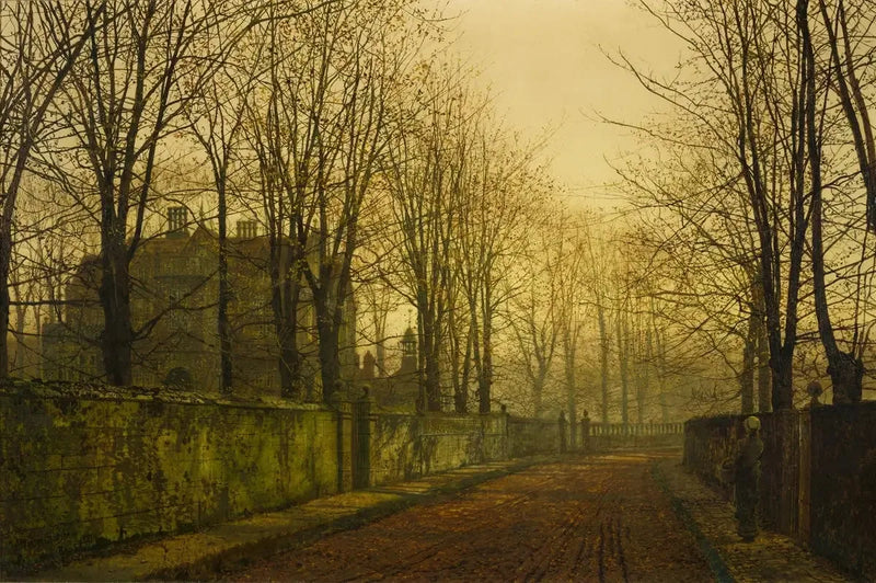 I de gyldne tåke i høst - John Atkinson Grimshaw

Source:
Dans les brumes dorées de l'automne - John Atkinson Grimshaw