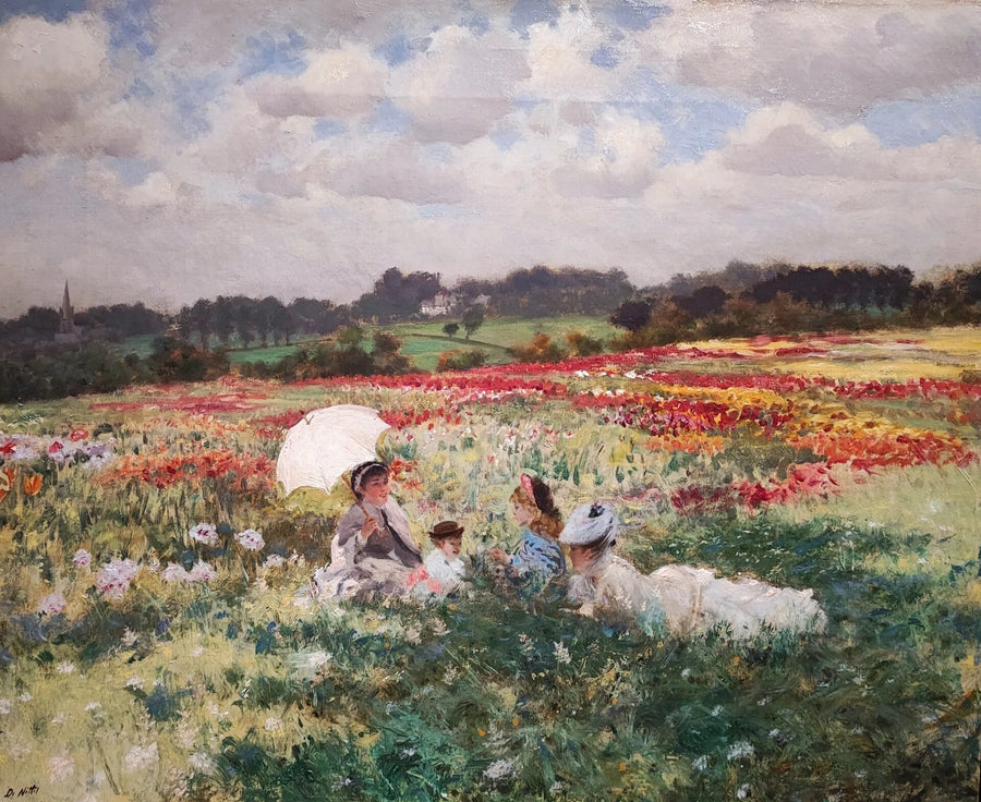 I åkrene rundt London - Giuseppe De Nittis