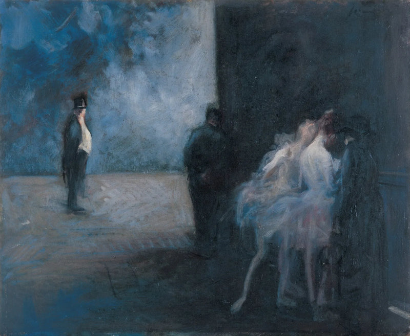 Bak kulissene – Symfoni i blått - Jean-Louis Forain