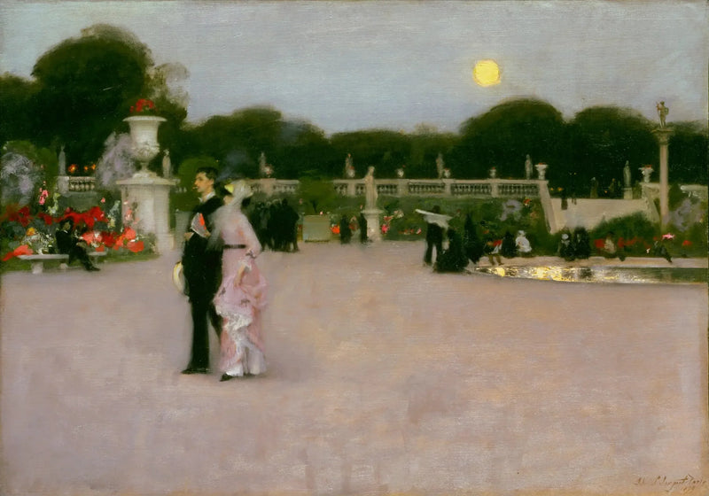 I Luxembourg-hagene - John Singer Sargent