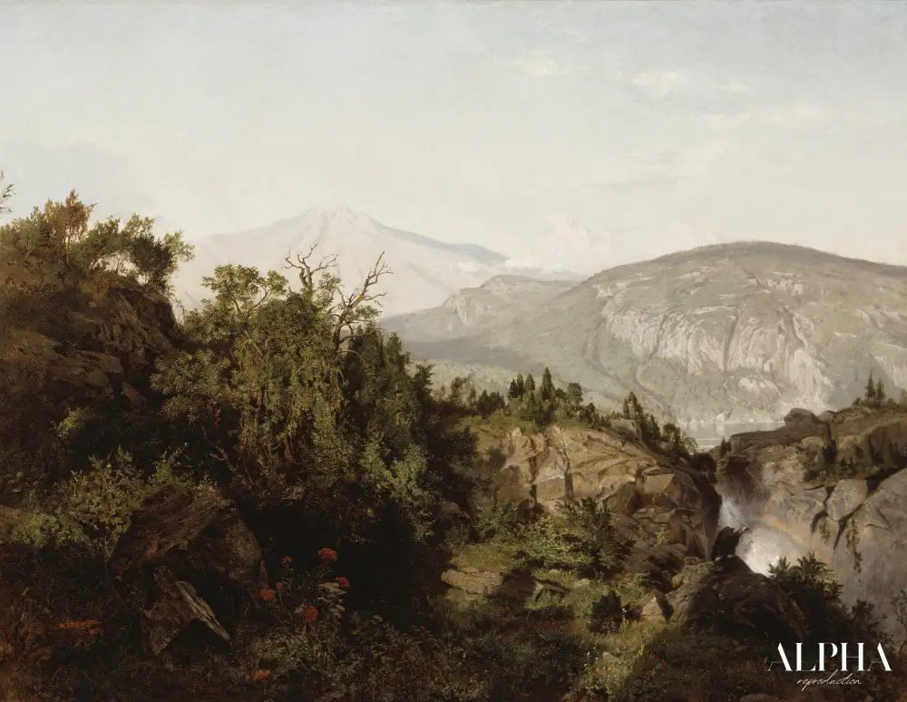 Dans les montagnes de l'Adirondack - William Trost Richards - Reproductions de tableaux et peintures haut de gamme