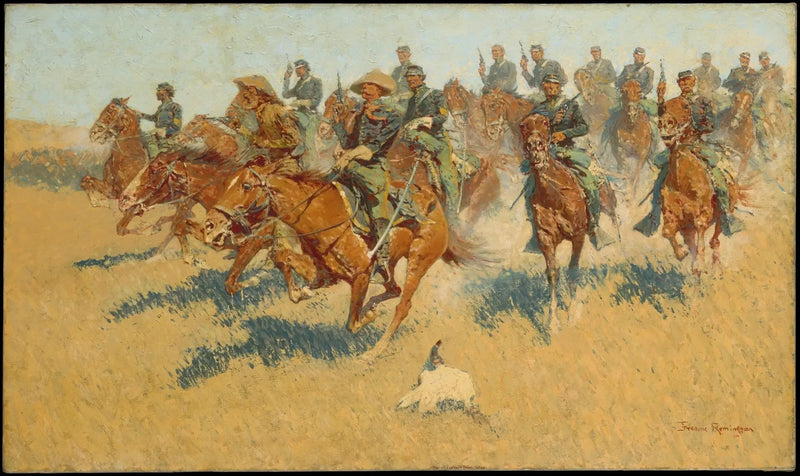 I de sørlige slettene - Frederic Remington

Source:
Dans les plaines du Sud - Frederic Remington