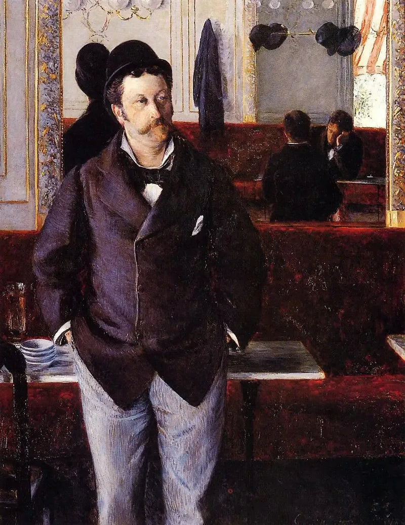 I en kafé - Gustave Caillebotte