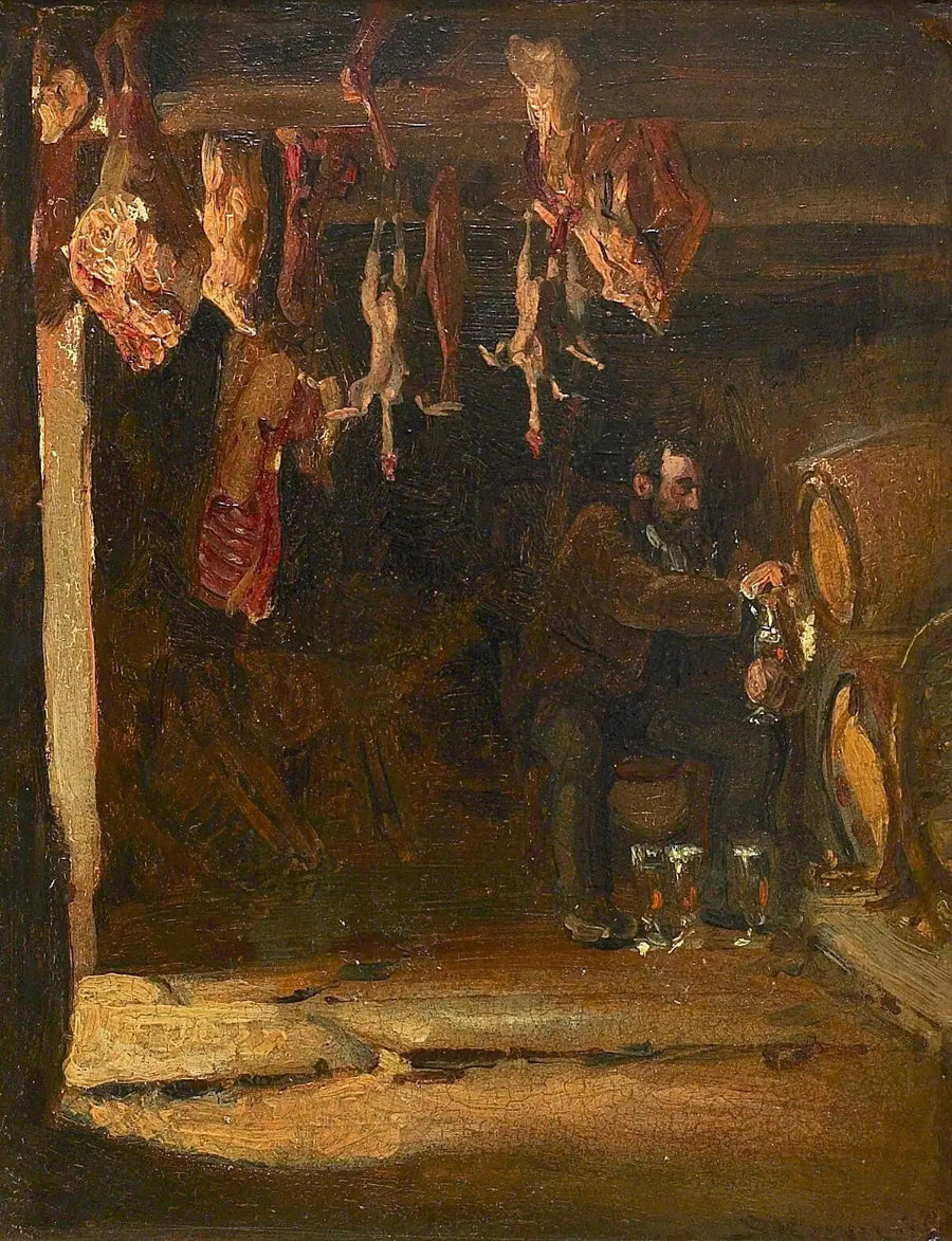 I en kjeller i Concarneau. - Peder Severin Krøyer