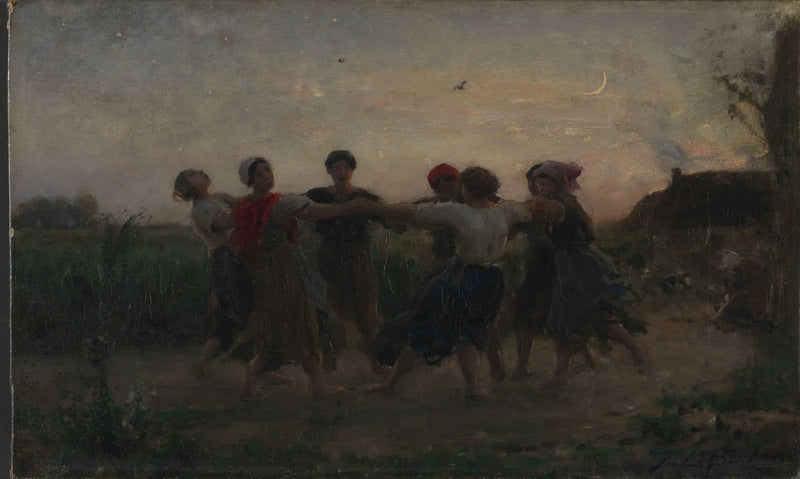 Sankt Hans-dans i Courrières - Jules Breton