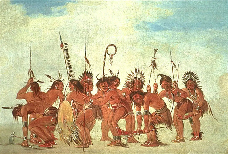 Dansens av de modige ved Fort Snelling - George Catlin

Source:
Danse des Braves à Fort Snelling - George Catlin