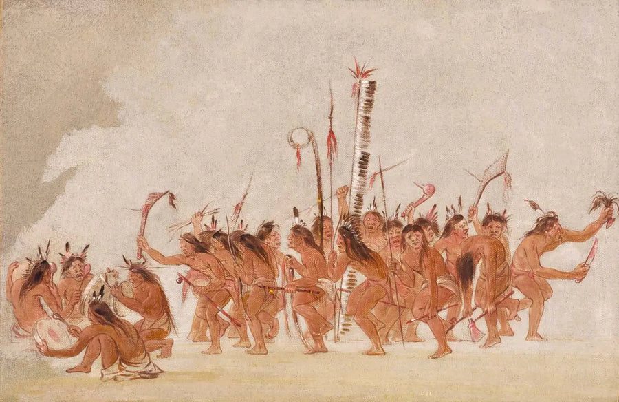 Dansens av de modige, Ojibwa - George Catlin

Source:
Danse des Braves, Ojibwa - George Catlin