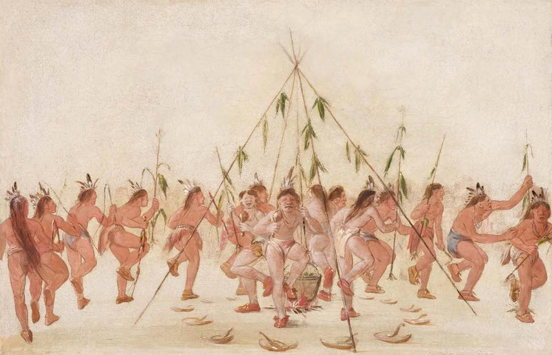 Dans av grønn mais, Hidatsa - George Catlin

Source:
Danse du maïs vert, Hidatsa - George Catlin