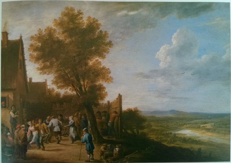 Danse i landsbyen med utsikt over en elv - David Teniers den Yngre

Source:
Danse du village avec vue sur une rivière - David Teniers le Jeune