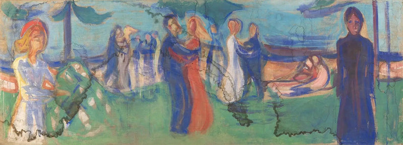 Dans ved havet - Edvard Munch