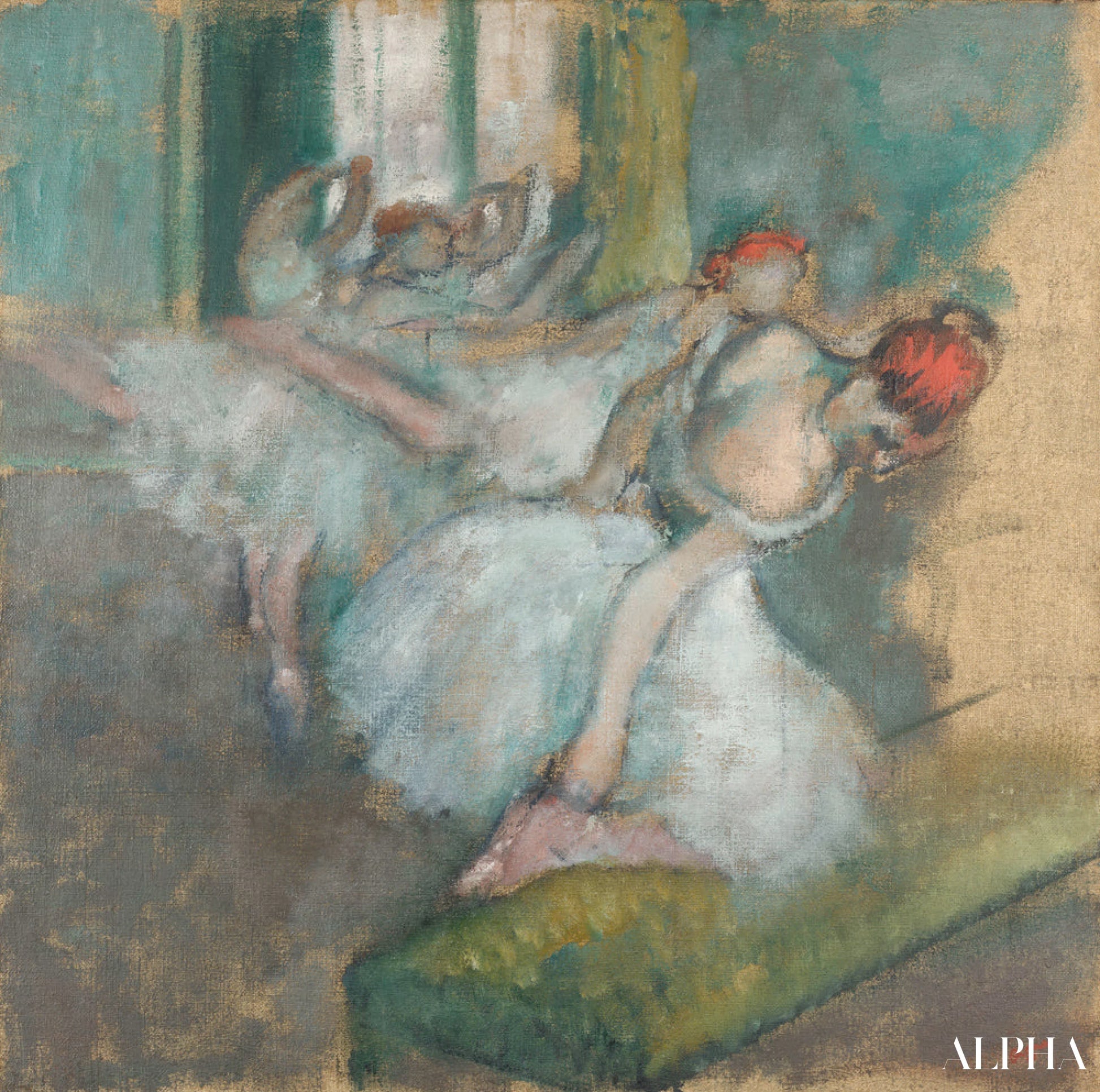 Ballettdansere - Edgar Degas - Høykvalitets reproduksjoner av malerier og bilder