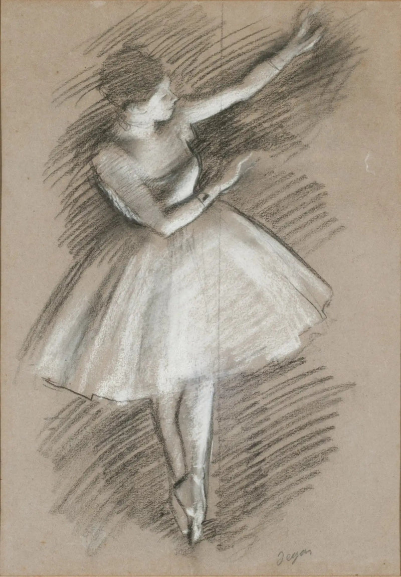 danserinne i hvitt - Edgar Degas
