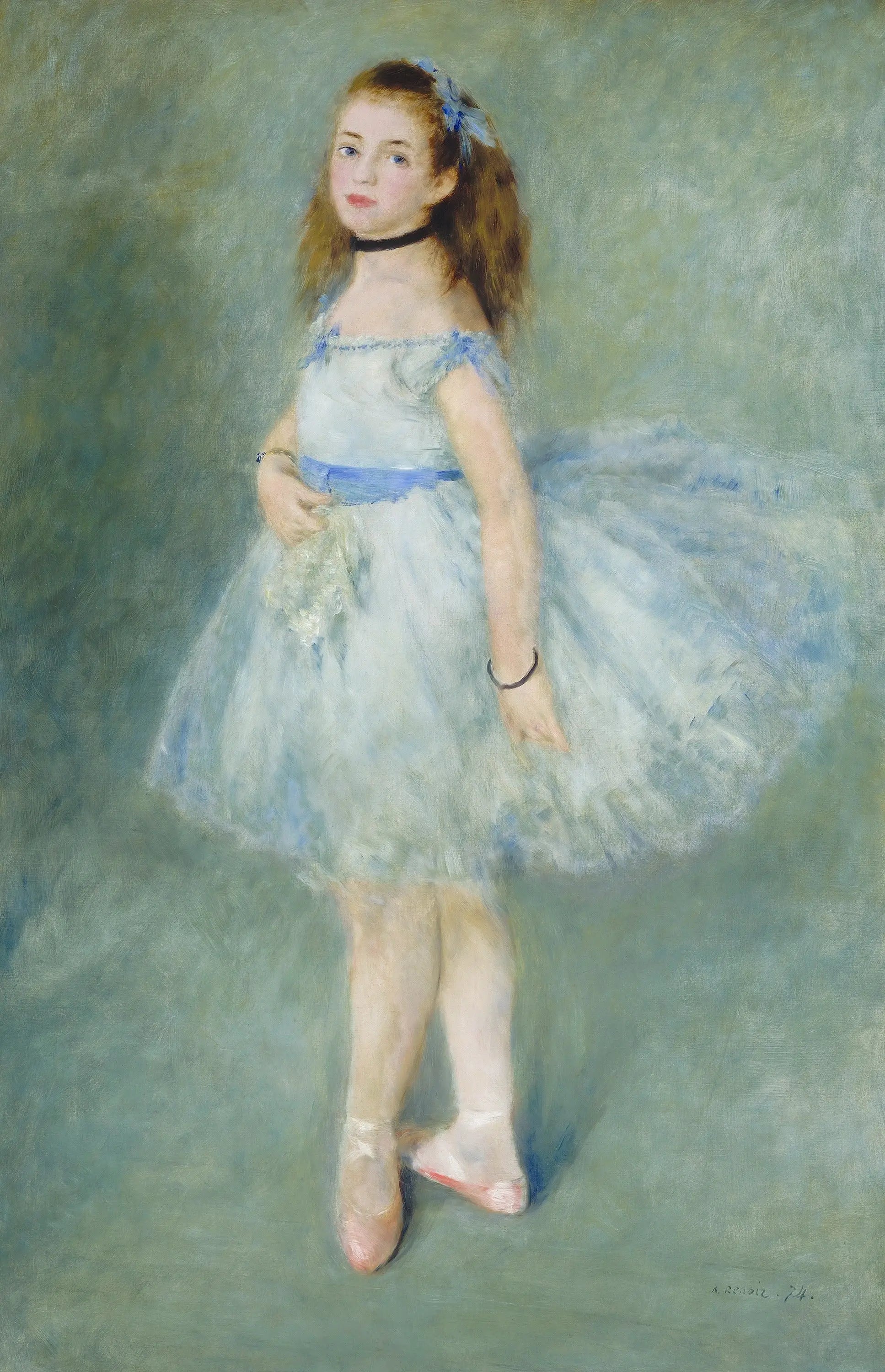 Danseuse - Pierre-Auguste Renoir image 1 copie peinte à la main à l’huile
