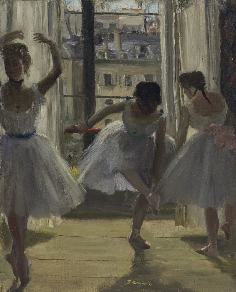 Dansere i et treningsrom (Tre Dansere) - Edgar Degas