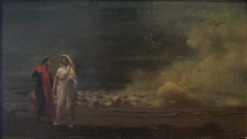 Dante og Vergil i Helvete - Jean-Léon Gérôme