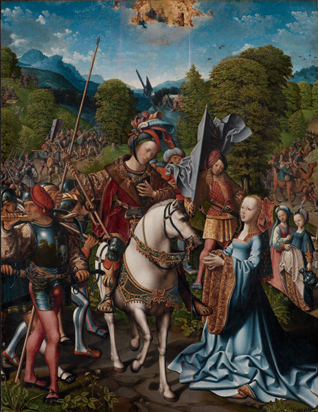 David og Abigail - Jacob Cornelisz van Oostsanen