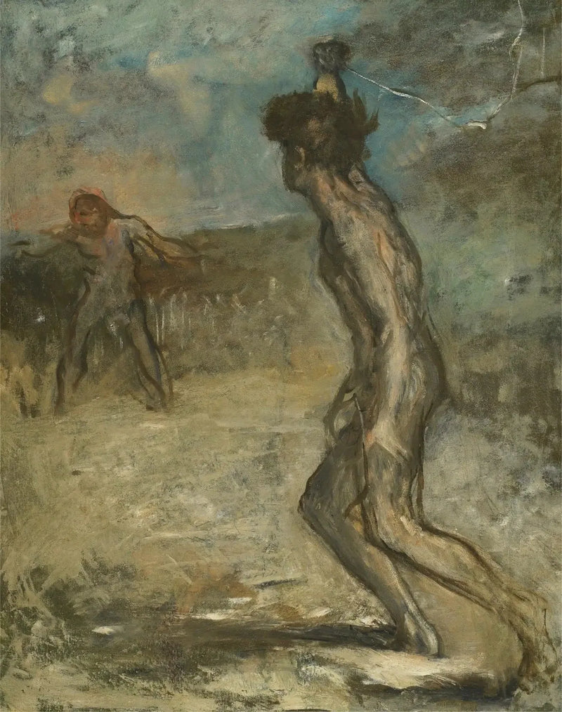 David og Goliat - Edgar Degas