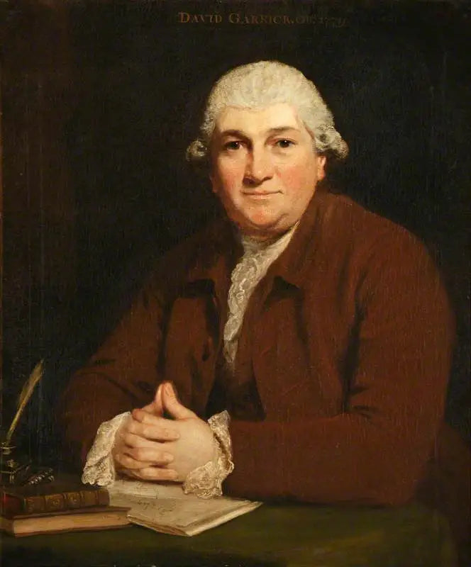 David Garrick (1717-1779) « Le portrait du prologue » - Joshua Reynolds image 1 reproduction d’œuvre d’art à l’huile