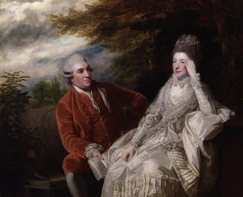 David Garrick; Eva Maria Garrick (født Veigel) - Joshua Reynolds
