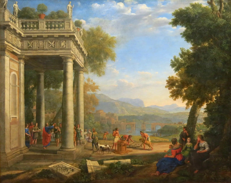 David helgenkongen av Samuel - Claude Lorrain