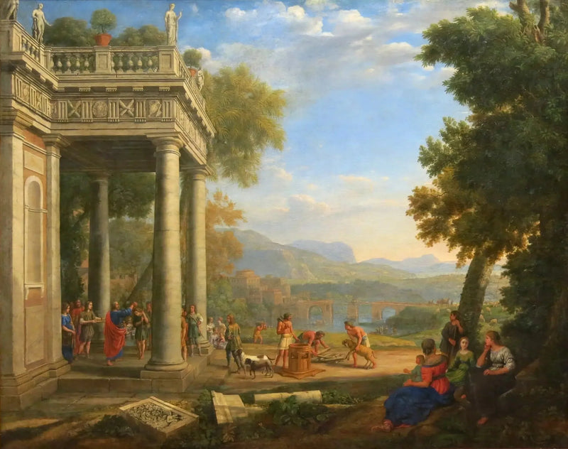 David helgenkongen av Samuel - Claude Lorrain